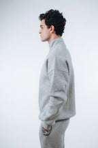 Oversized Unisex Half-Zipper