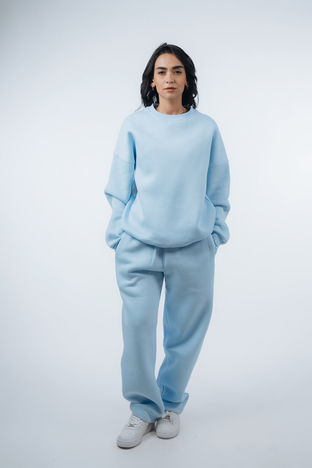 (Set) Oversize Unisex Crew Neck