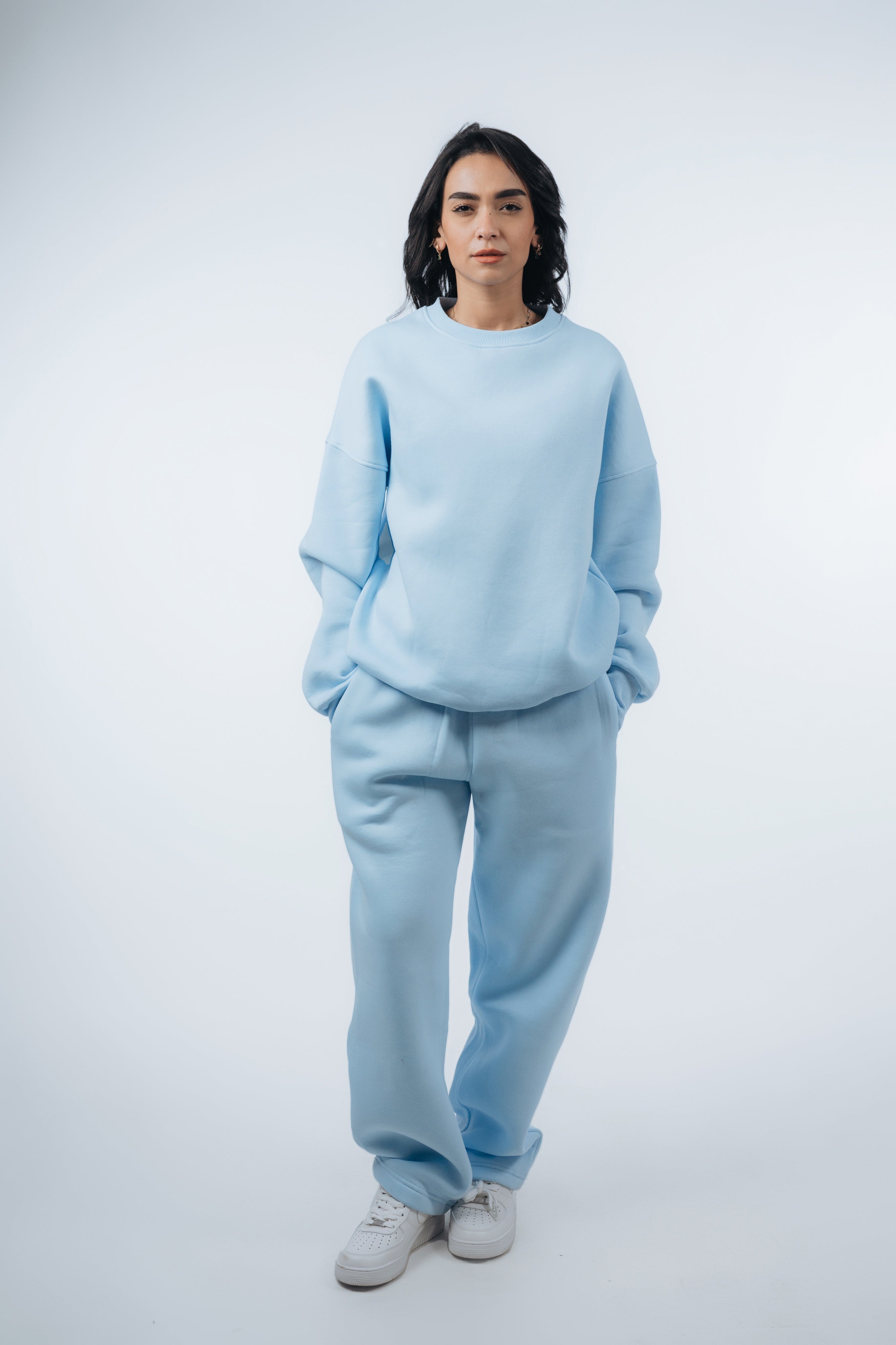 (Set) Oversize Unisex Crew Neck