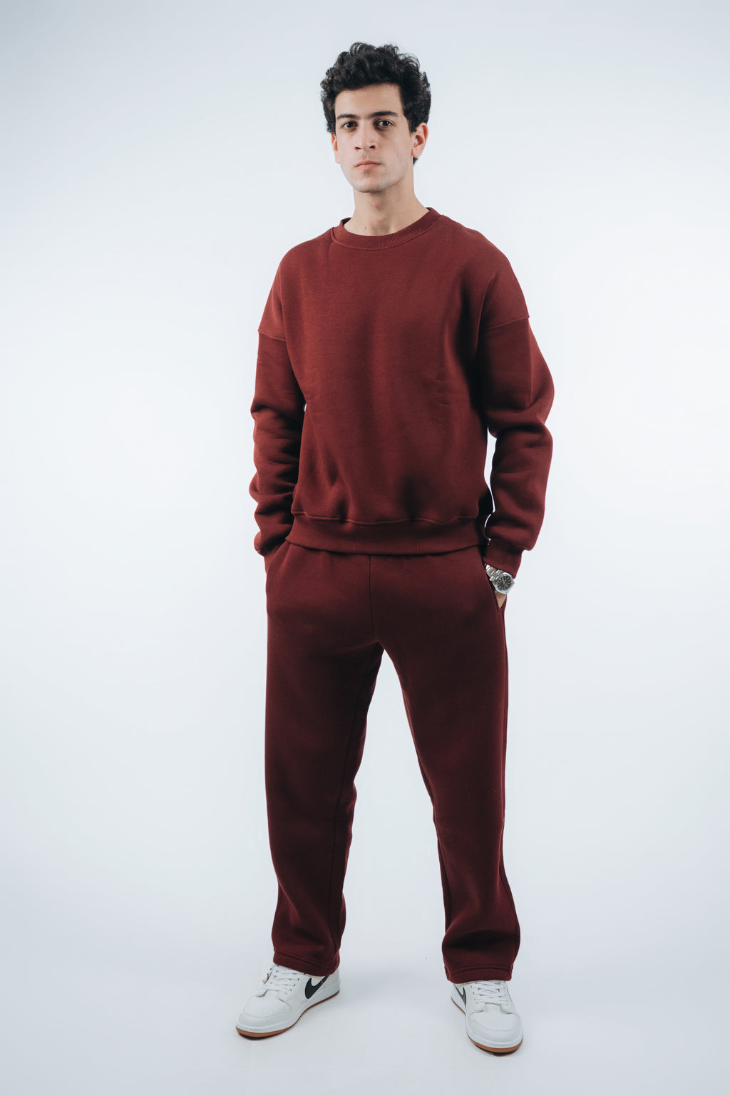 (Set) Oversize Unisex Crew Neck