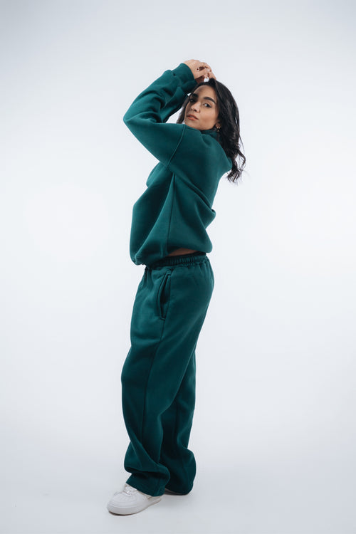 (Set) Oversize Unisex Half-Zipper